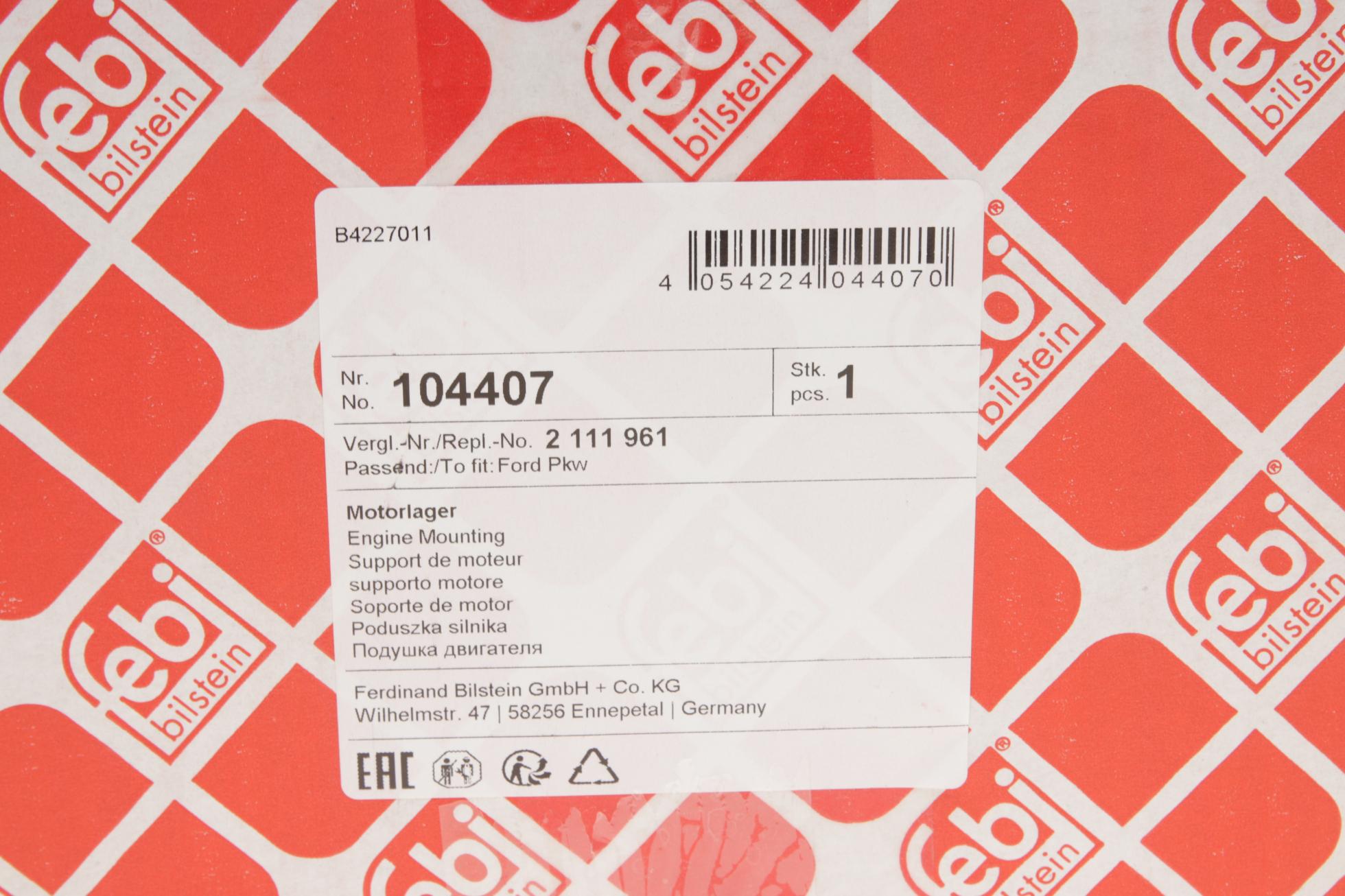 104407 FEBI BILSTEIN